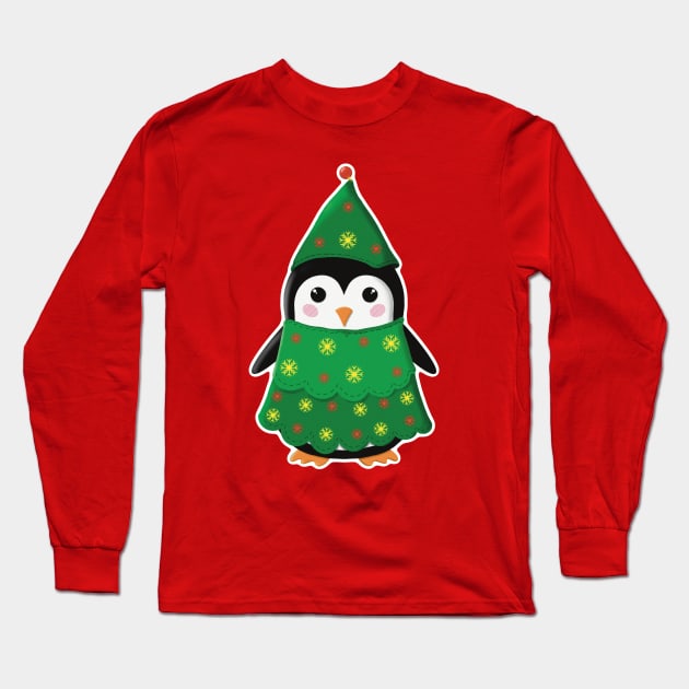 I am a Christmas Tree! Long Sleeve T-Shirt by Creasorz